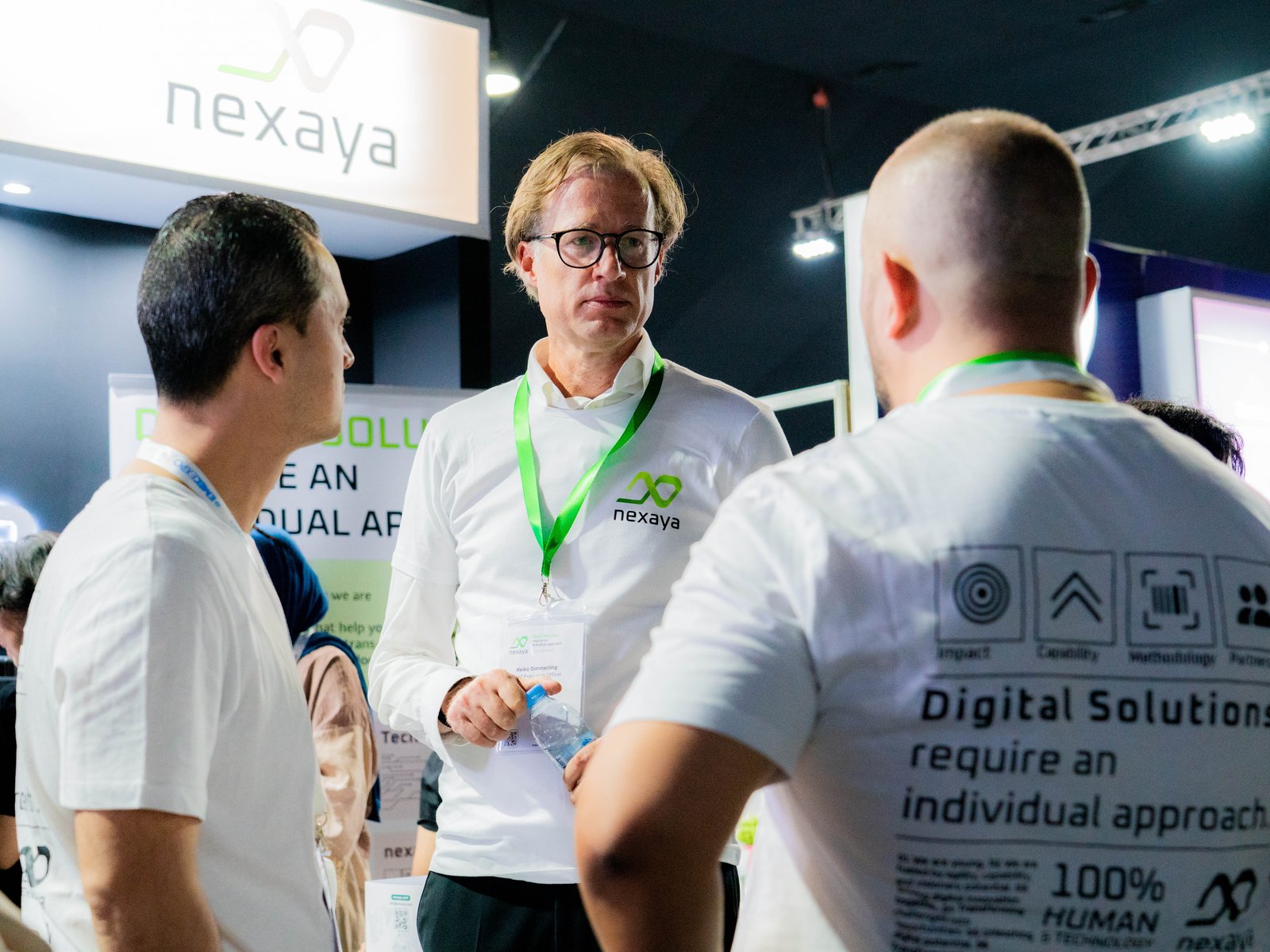 nexaya consultants discussing a digital transformation programme