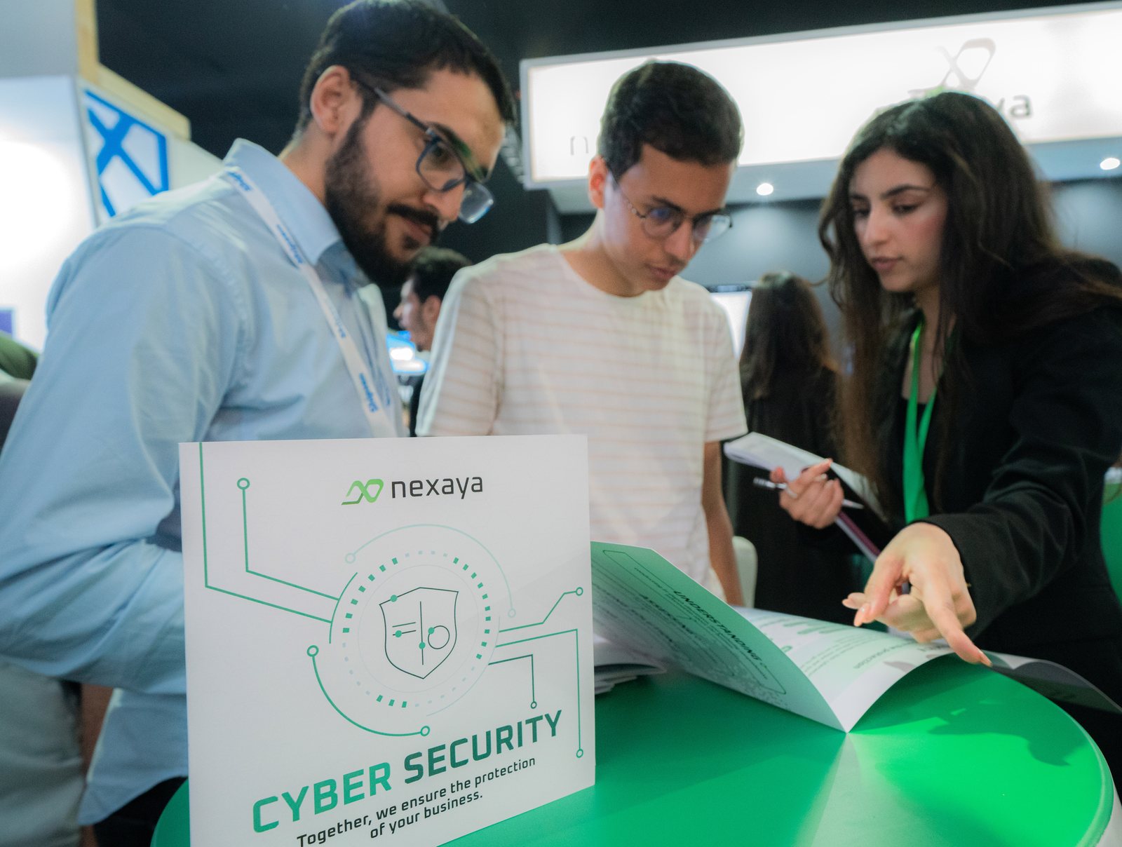 nexaya engineers reviewing a cybersecurity engagement